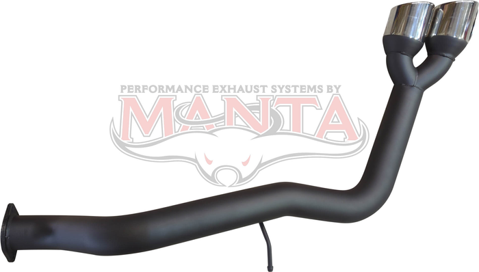 Next Gen T6.2 Ford Ranger / Amarok TDI600 V6 Diesel 3in Side Exit Tailpipe With Twin Chrome Tip