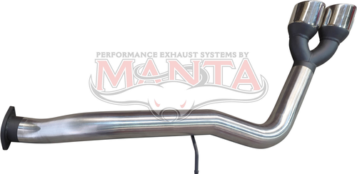 Next Gen T6.2 Ford Ranger V6 Diesel 3in Side Exit Twin Chrome Tip Tailpipe Won't Fit 35in Spare Tyre