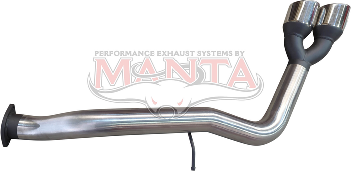 Next Gen T6.2 Ford Ranger / Amarok TDI600 V6 Diesel 3in Side Exit Tailpipe With Twin Chrome Tip