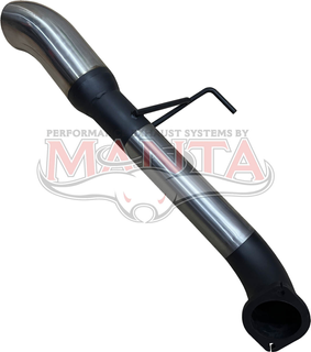 TOYOTA LANDCRUISER 300 SERIES V6 3in TAIL PIPE WITH CHROME 4in DUMP TIP