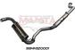 Suzuki Jimny SWB 1.5L Petrol, 2 1/2in Catback With Centre Hotdog & Sports Rear Muffler