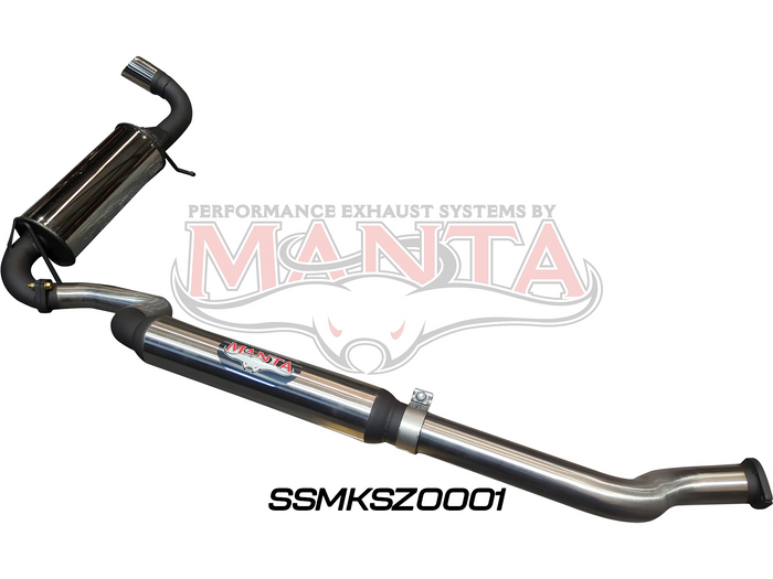 Suzuki Jimny SWB 1.5L Petrol, 2 1/2in Catback With Centre Hotdog & Sports Rear Muffler