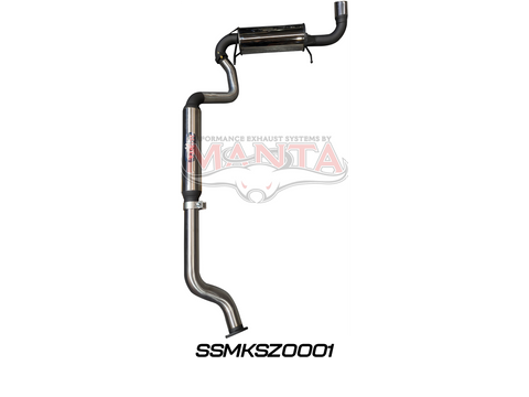 Suzuki Jimny SWB 1.5L Petrol, 2 1/2in Catback With Centre Hotdog & Sports Rear Muffler