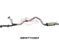 VDJ200 2.5in DUAL DPF BACK TO SINGLE 3in, WITH REAR MUFFLER INCL 4IN TIP
