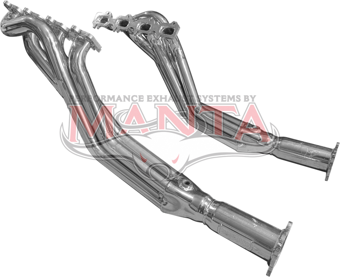 Ford Falcon FG V8 5.4L Boss 4-1, 1 3/4in Primary, 3in Outlet. - Ceramic Coated (Silver)