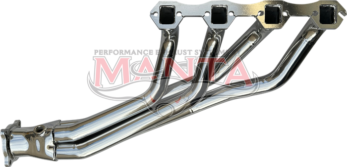 Ford Falcon AU V8 5.0L Mandrel Bent 1 3/4in Primaries 3in Outl 4-1- Ceramic Coated (Silver)