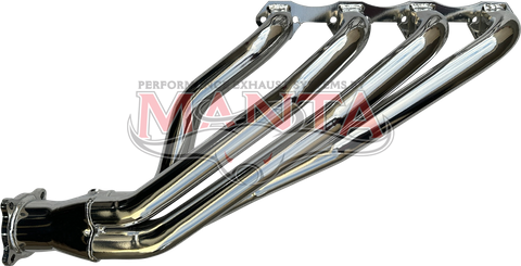 Ford Falcon AU V8 5.0L Mandrel Bent 1 3/4in Primaries 3in Outl 4-1- Ceramic Coated (Silver)