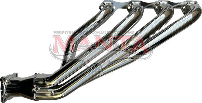 Ford Falcon AU V8 5.0L Mandrel Bent 1 3/4in Primaries 3in Outl 4-1- Ceramic Coated (Silver)