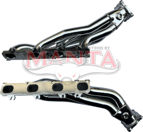 RAM 1500 V8 HEMI 1 3/4in Extractors with 3in outlets - Ceramic Coated (Silver)