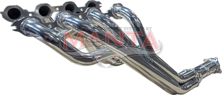 Chevrolet Camaro Gen 6 V8 6.2L 1 7/8in Extractors with 3in outlets - Ceramic Coated (Silver)