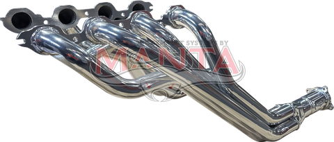 Chevrolet Camaro Gen 6 V8 6.2L 1 7/8in Extractors with 3in outlets - Ceramic Coated (Silver)