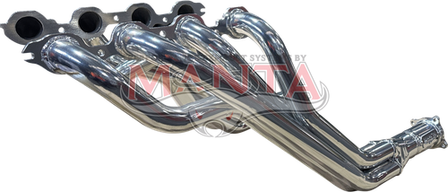 Chevrolet Camaro Gen 6 V8 6.2L 1 7/8in Extractors with 3in outlets - Ceramic Coated (Silver)