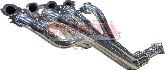 Chevrolet Camaro Gen 6 V8 6.2L 1 7/8in Extractors with 3in outlets - Ceramic Coated (Silver)