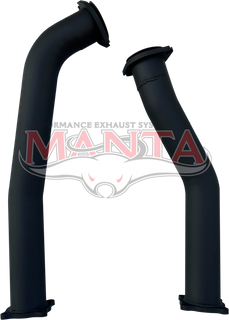 BA BF FG V8 Twin 3in High Flow Race Pipes