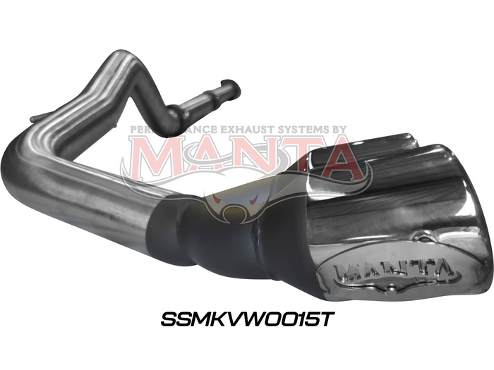 Volkswagen Amarok TDI600 V6 3in DPF Back, Twin Tip Side Exit