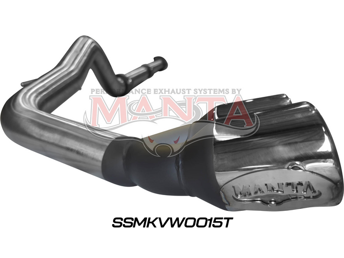 Volkswagen Amarok TDI600 V6 3in DPF Back, Twin Tip Side Exit