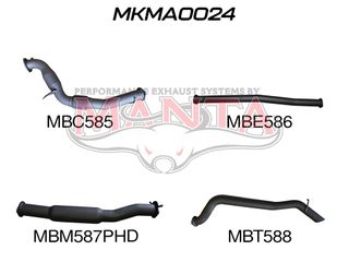 Mazda BT50 B32P 3.2L With Cat and Hotdog