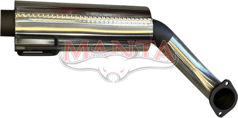 Silverado 1500 V8 6.2L 3in LH Rear Muffler With Stub To Suit Tray Or Canopy