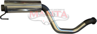 Silverado 1500 V8 6.2L 3in RH Rear Muffler With Stub To Suit Tray Or Canopy