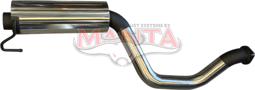 Silverado 1500 V8 6.2L 3in RH Rear Muffler With Stub To Suit Tray Or Canopy