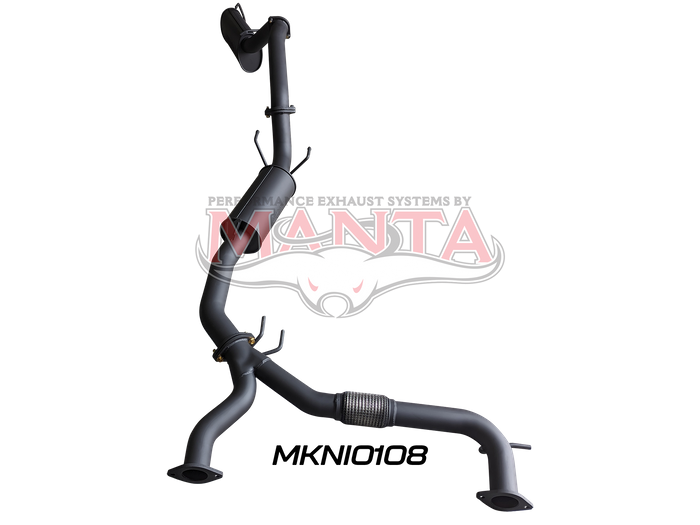Nissan Patrol Y62 V8 5.6L Wagon 3in Catback With Medium Muffler