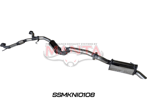 Nissan Patrol Y62 V8 5.6L Wagon 3in Catback With Medium Muffler