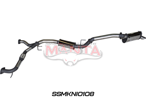 Nissan Patrol Y62 V8 5.6L Wagon 3in Catback With Medium Muffler
