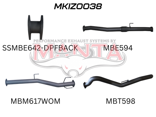 Isuzu D-Max 2021 ON 1.9L DPF BACK