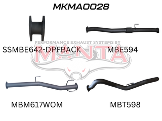 Mazda BT50 2021 ON 1.9L DPF BACK