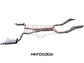 FORD MUSTANG V8 FM 2015 - 2017 3in FULL SYSTEM WITHOUT CENTRE MUFFLER WITH REAR MUFFLERS & TWIN TIPS