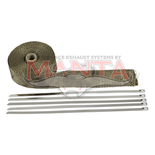 HEAT TAPE TITANIUM 51MM X 2MM X 10M WITH 5 CABLE TIES