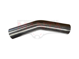 3 1/2in (88.9mm) 30deg Std Leg 304g Stainless Mandrel Bend