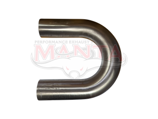 3in (76.2mm) 180deg Std Leg 304g Stainless Mandrel Bend