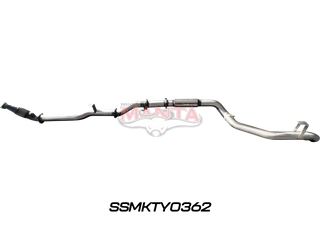 Toyota Landcruiser VDJ79 Single & Dual Cab Ute 4in Turbo Back for Superior Eng Coil Conv 300 Ext w/o