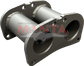 Holden Commodore VE-VF Cat Back, 2 1/2in Mid Section Connecting Spacer Pipes