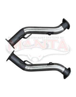 VE/VF V8 3in Race Pipes to Suit Manta Cat Back System