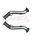 VE/VF V8 3in Race Pipes to Suit Manta Cat Back System