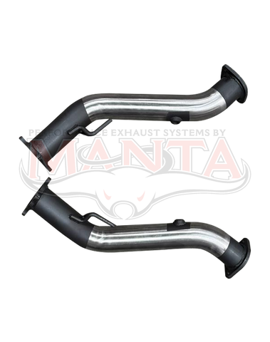 VE/VF V8 3in Race Pipes to Suit Manta Cat Back System