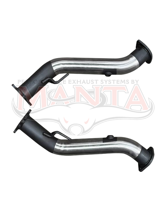 VE/VF V8 3in Race Pipes to Suit Manta Cat Back System