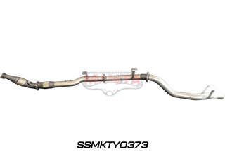 Toyota Landcruiser VDJ76 4.5L V8 Wagon (Without DPF), 4in Turbo Back with Cat & without Muffler