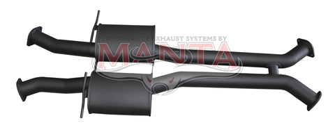 VT - VZ Wagon-Ute 3in Dual Centre Muffler