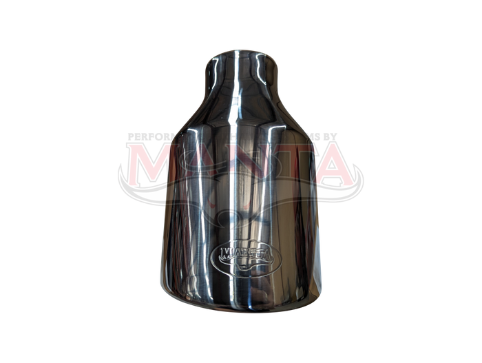 VE-VF Commodore + Camaro Exhaust Tip, 2in ID Inlet, 4in OD Angled Cut Outlet