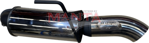 Toyota Landcruiser 300 Series V6 3in Rear Muffler With 4in Dump Tip