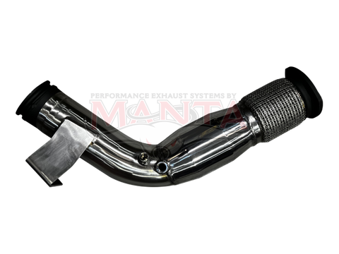 Toyota Landcruiser 300 Series V6 4in Turbo Back Dump Pipe With Cat, Sensors And Flex