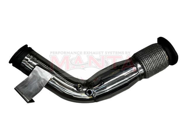Toyota Landcruiser 300 Series V6 4in Turbo Back Dump Pipe With Cat, Sensors And Flex