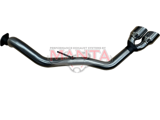 Ford F150 3.5L Twin Turbo V6 EcoBoost Petrol, 2023 on, 3in Side Exit Tail Pipe With Chrome Twin Tip