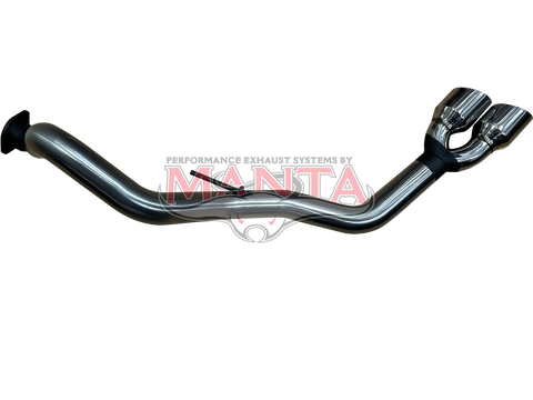 Ford F150 3.5L Twin Turbo V6 EcoBoost Petrol, 2023 on, 3in Side Exit Tail Pipe With Chrome Twin Tip