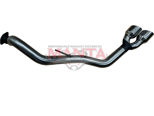 Ford F150 3.5L Twin Turbo V6 EcoBoost Petrol, 2023 on, 3in Side Exit Tail Pipe With Chrome Twin Tip