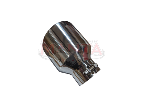 3in Inlet 5in Outlet  Angle Cut Stainless Steel Tip 20 Degree