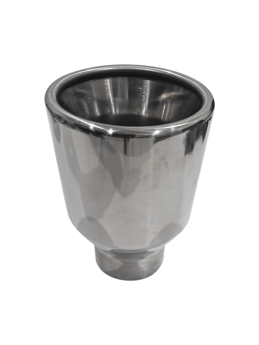 3in Inlet x 4in Outlet x 150mm - Unbranded, Rolled in With Polished Inner Cone, Stainless Steel bolt